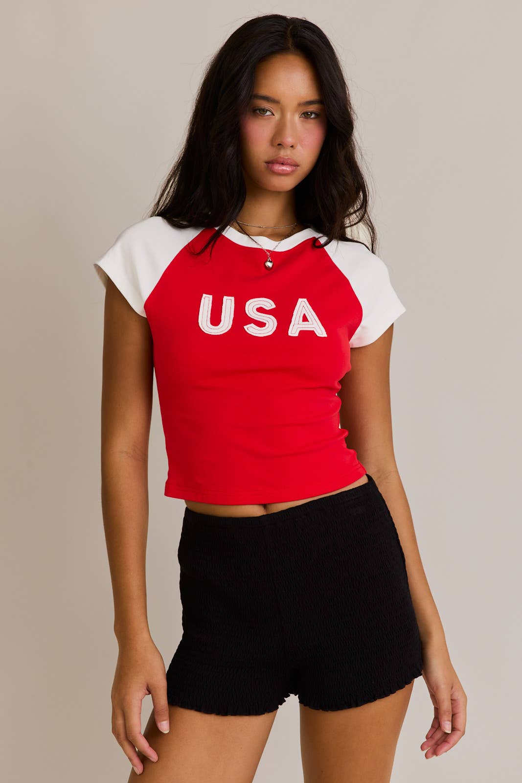 USA Cap Sleeve Tee