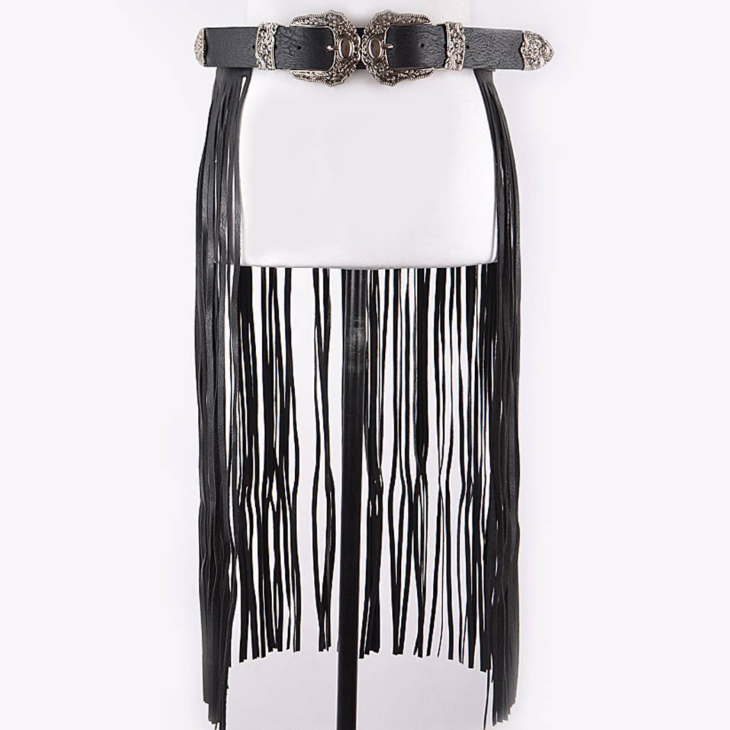 Double Buckle Curtain Fringe Belt