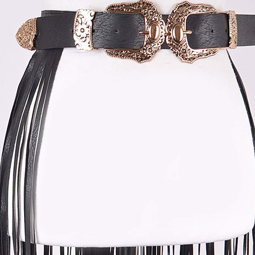 Double Buckle Curtain Fringe Belt
