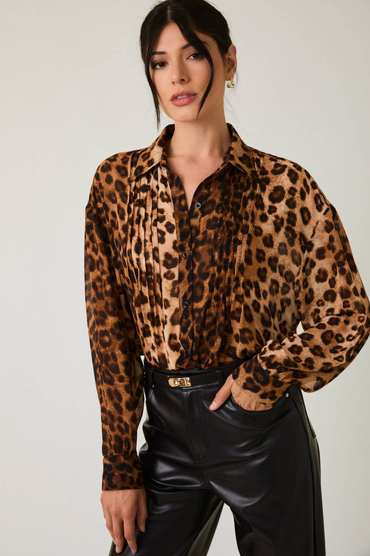 Leopard Blouse