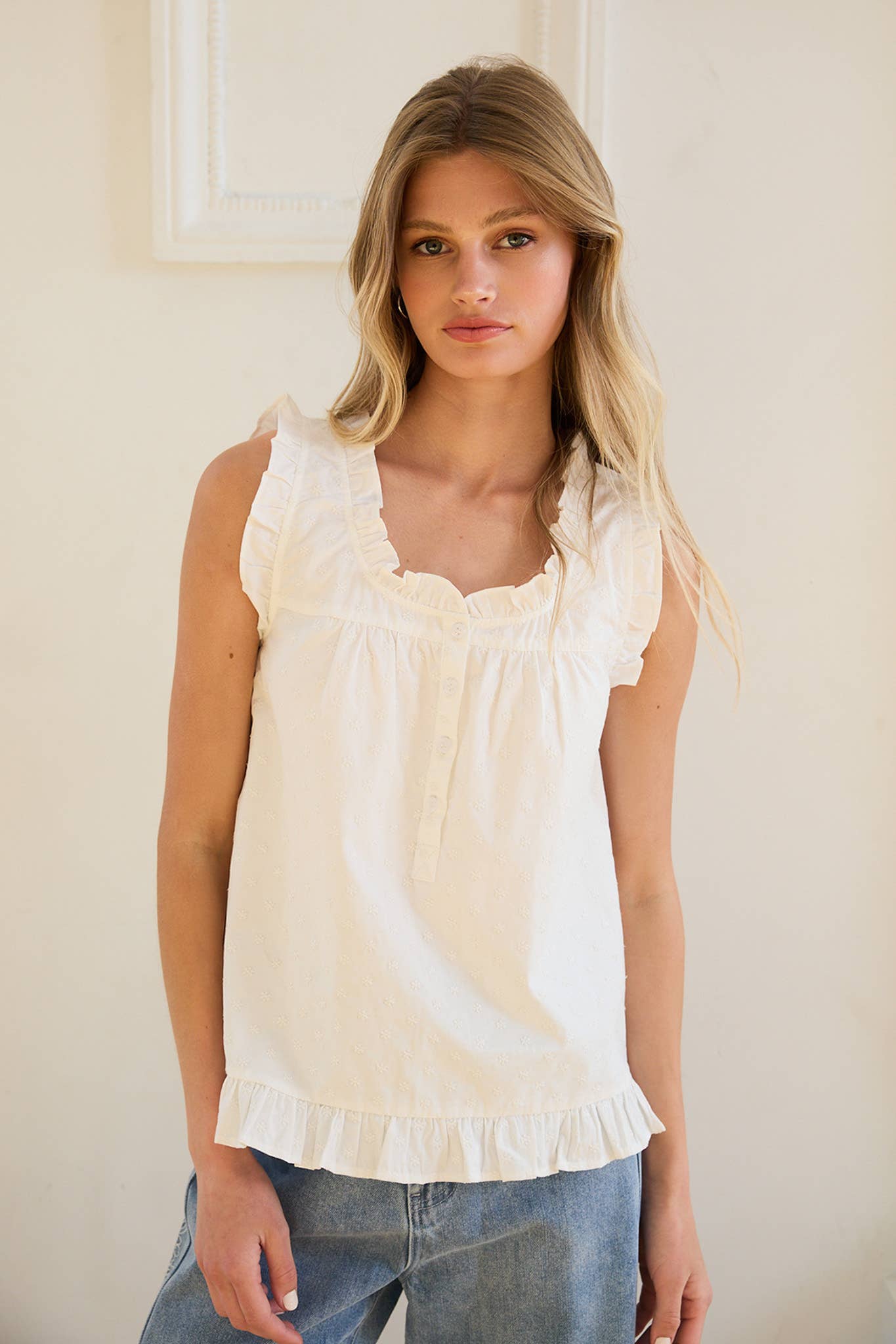 Lacey Cotton Top
