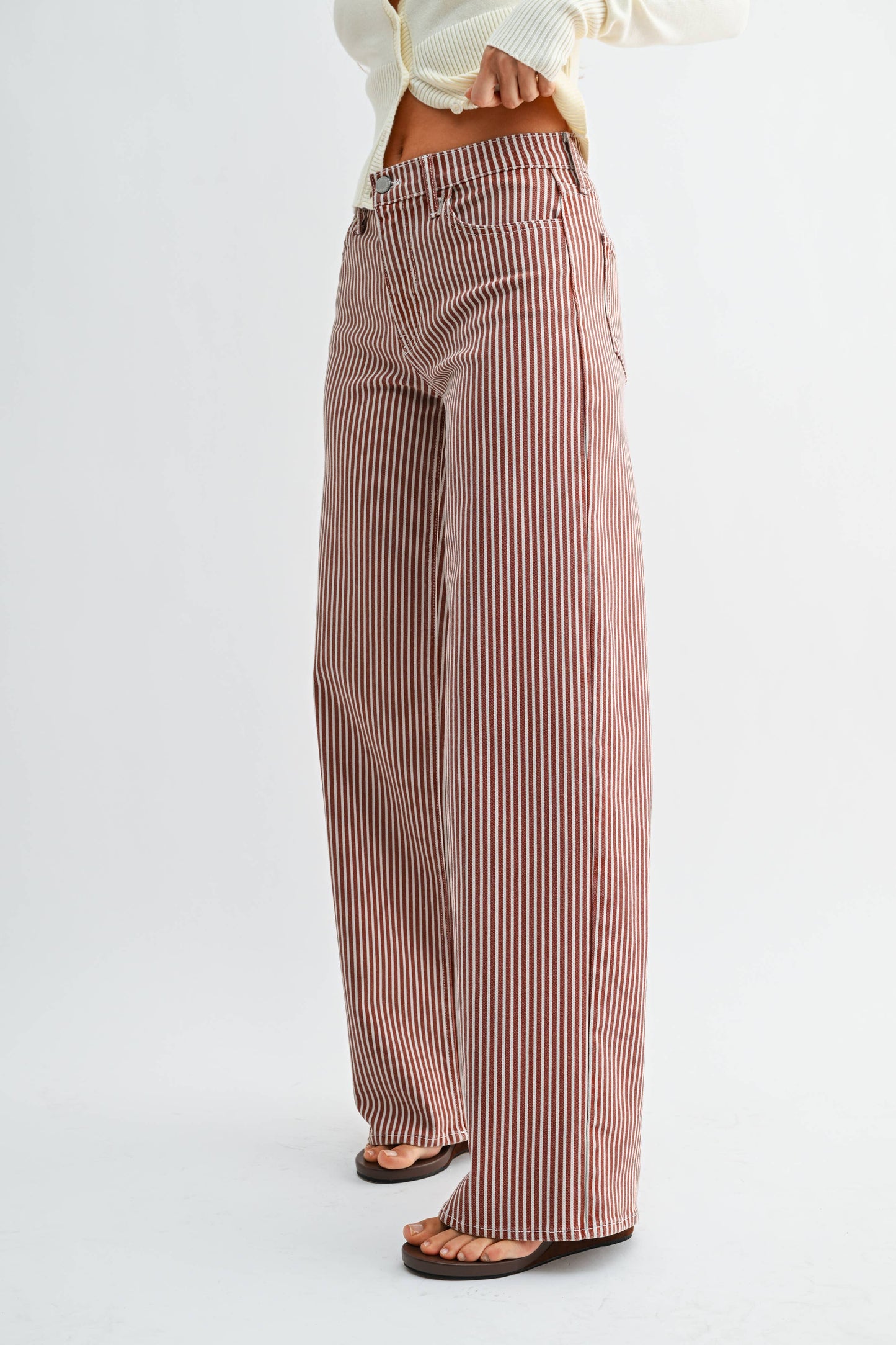 Relaxed Wide Leg- Spiced Brown