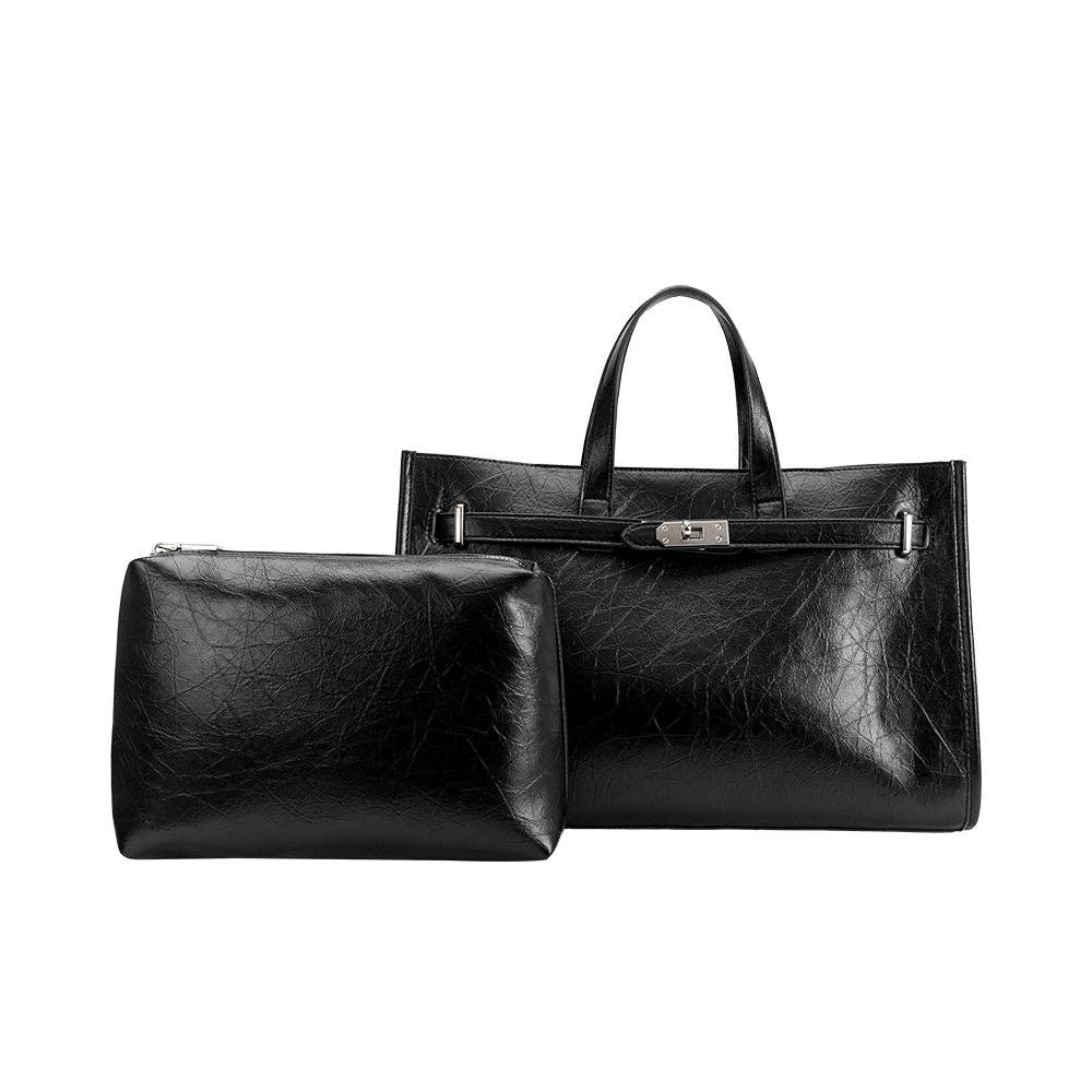 Sutton Black Tote Bag