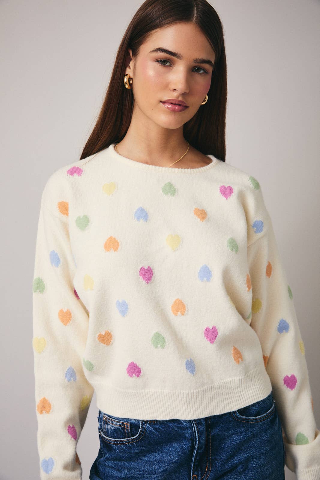 Heart Sweater Multi