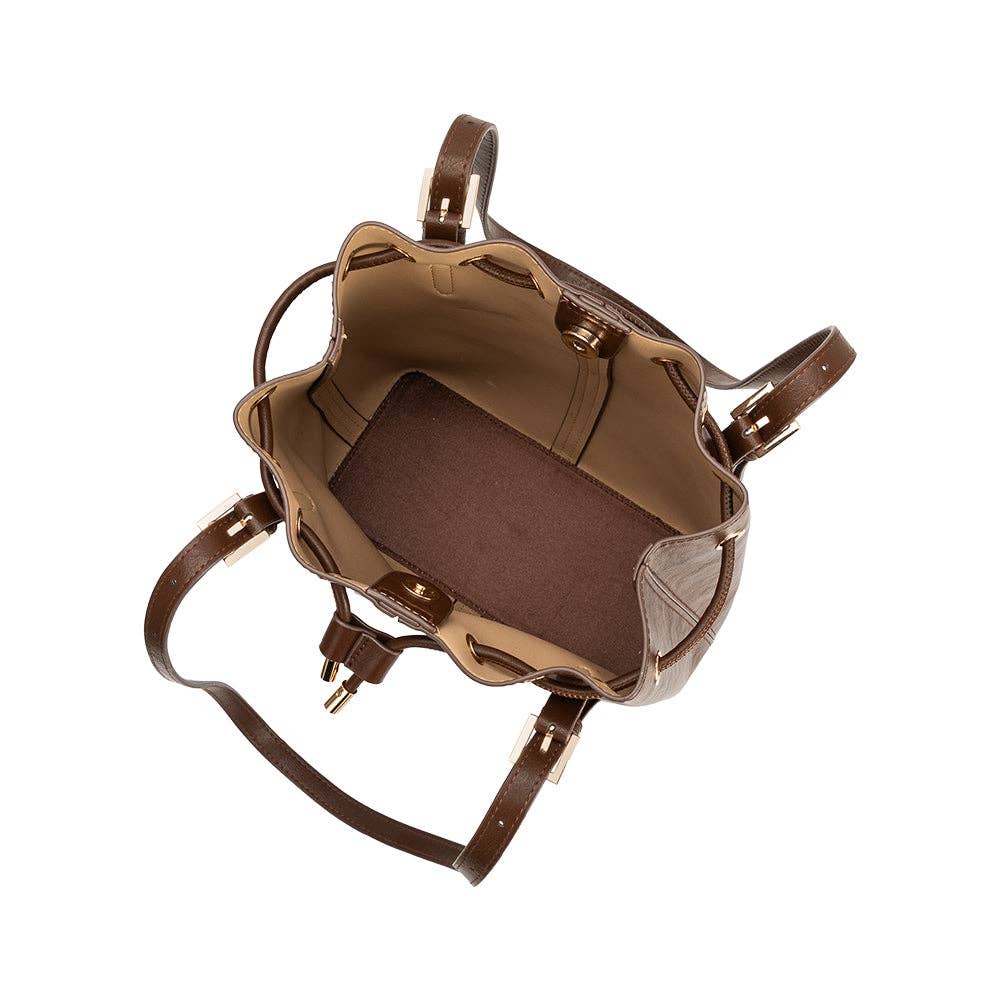 Sally Espresso Shoulder Bag