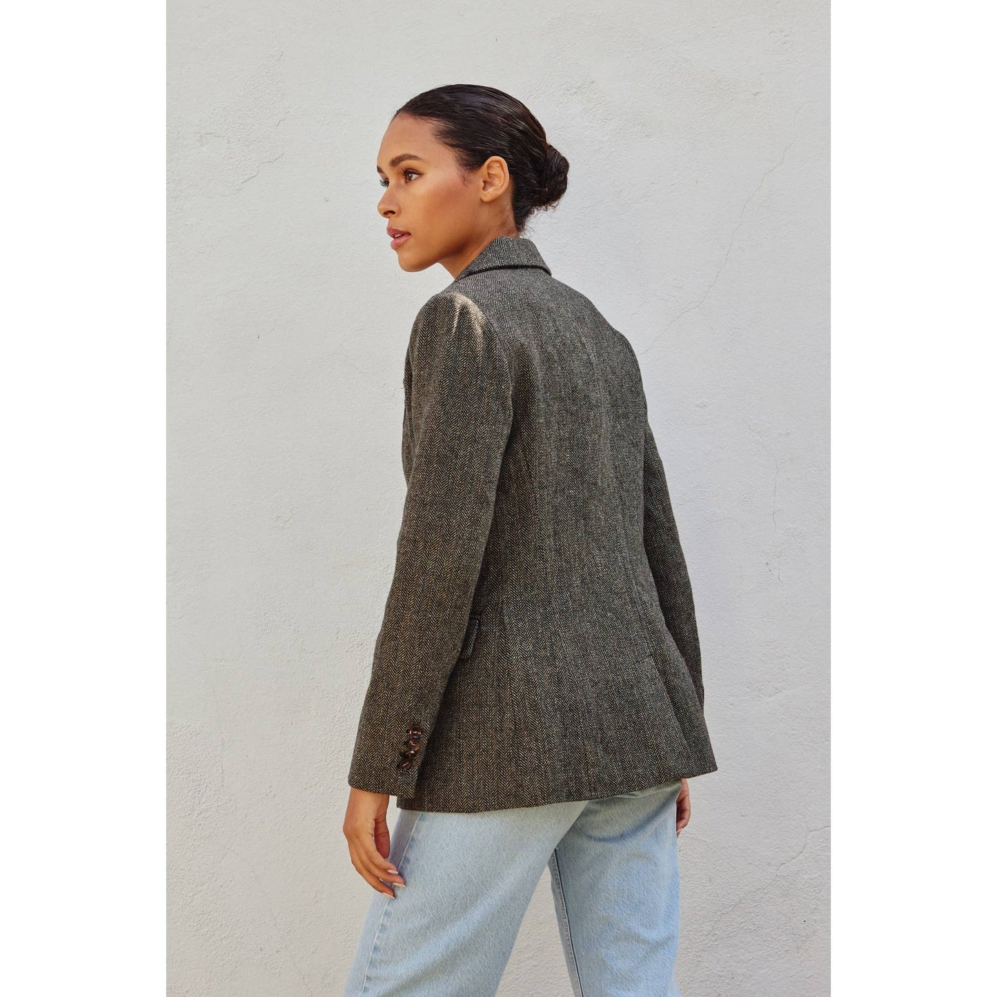 Herringbone Classic Fit Blazer