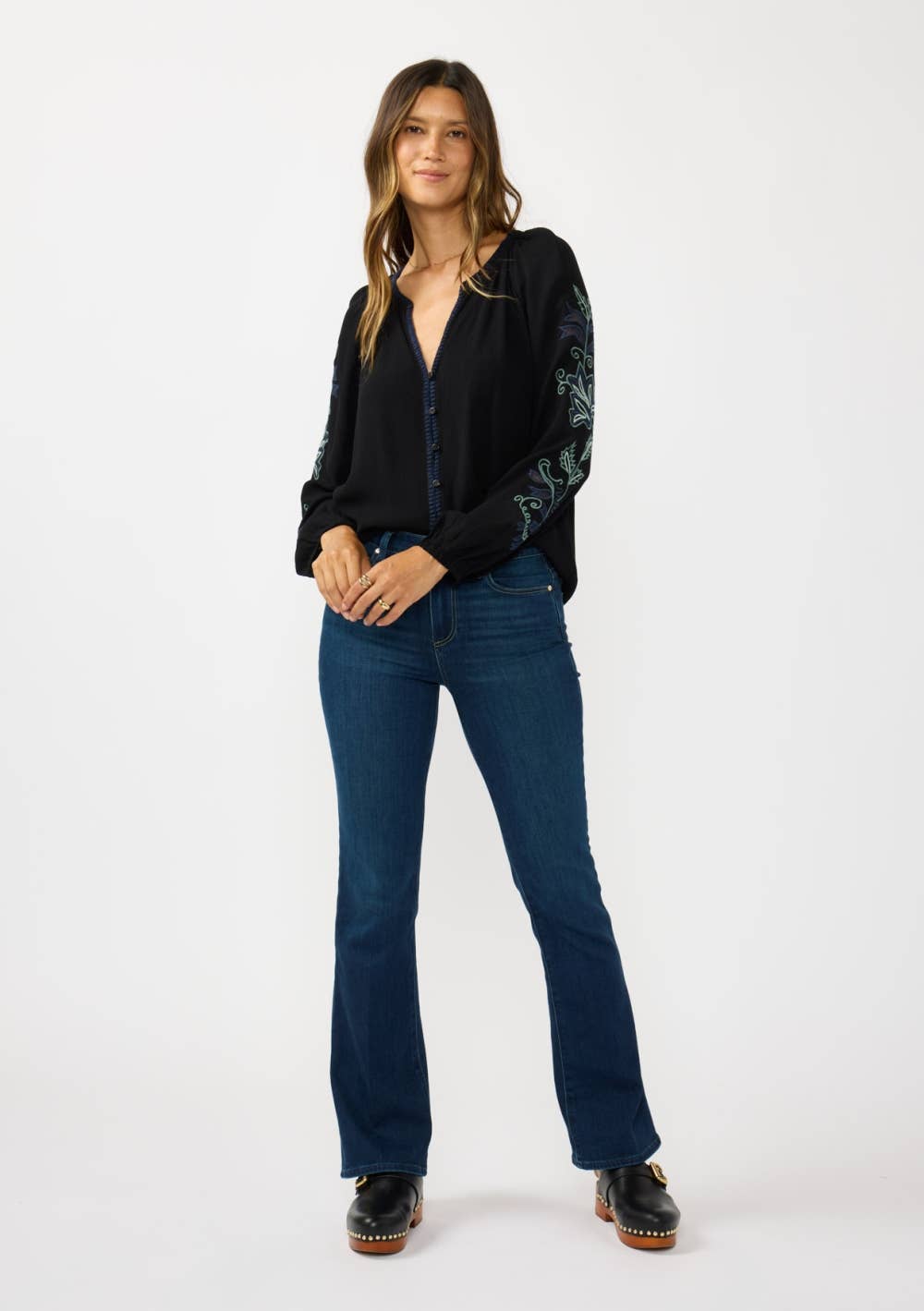 Lenora Embroidered Blouse