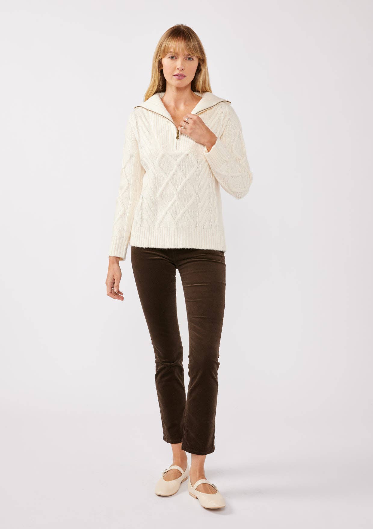 Trudie Cable Knit Sweater