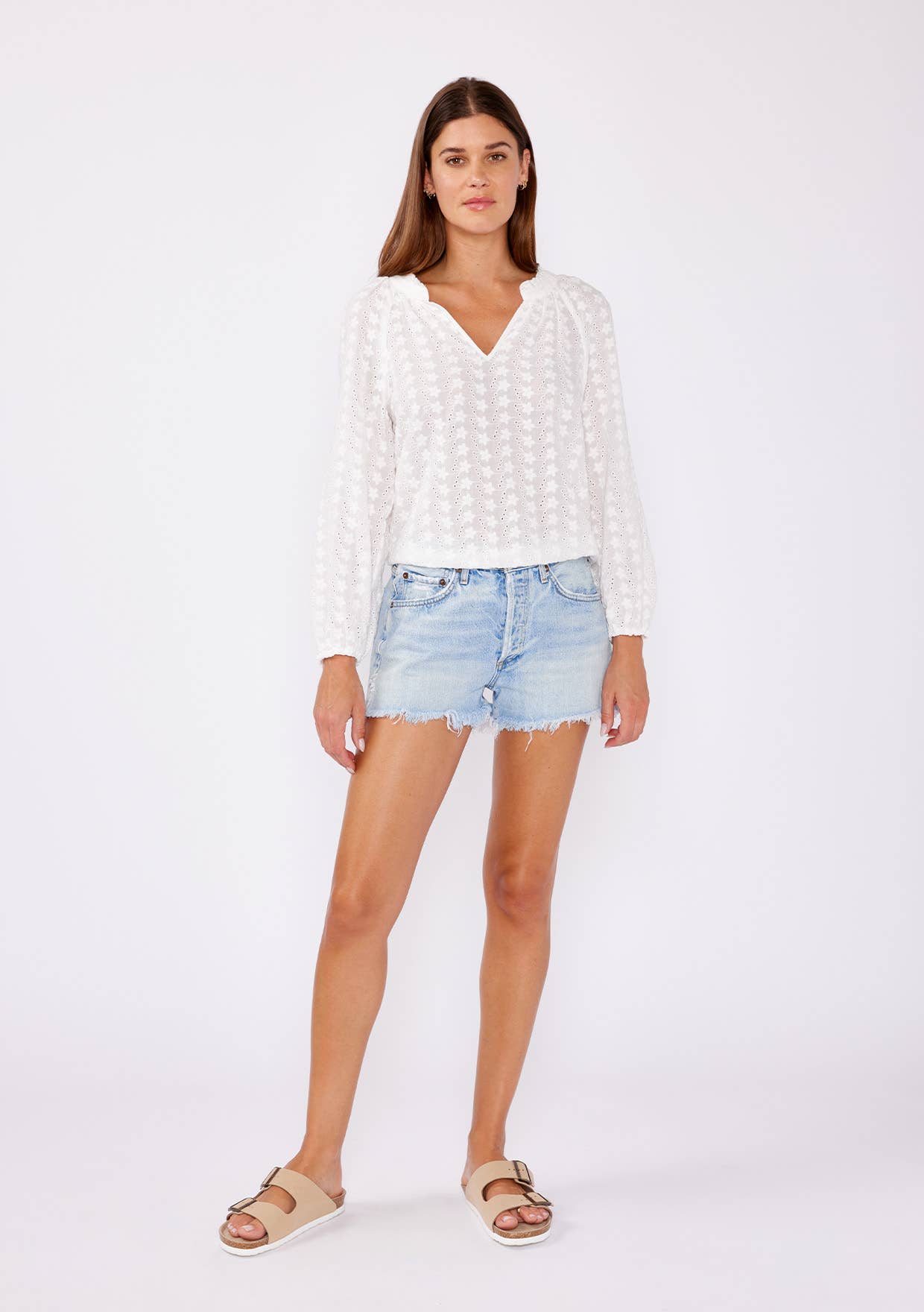 Ethereal Floral Embroidered Blouse