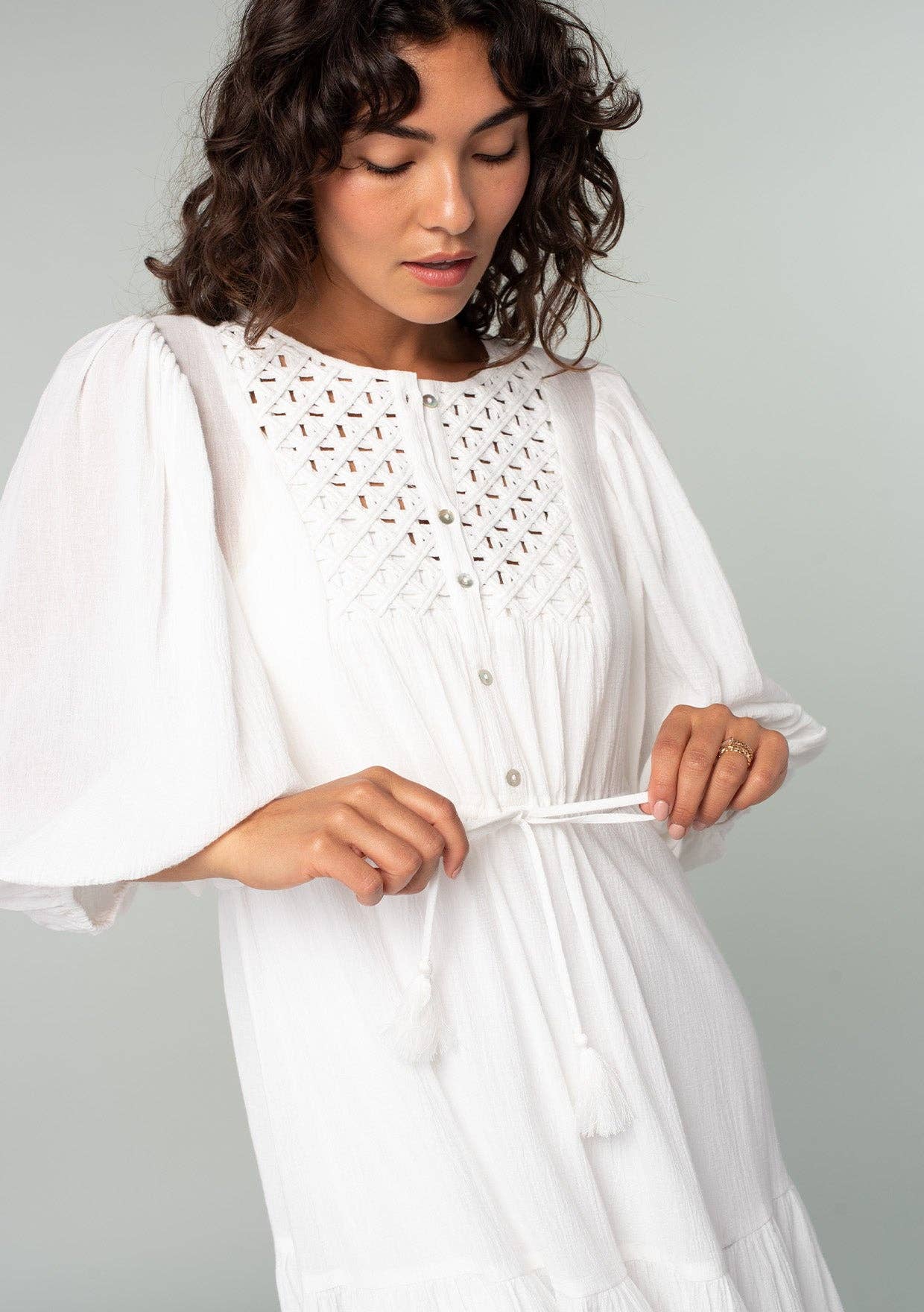 Chic Cotton Gauze Dress