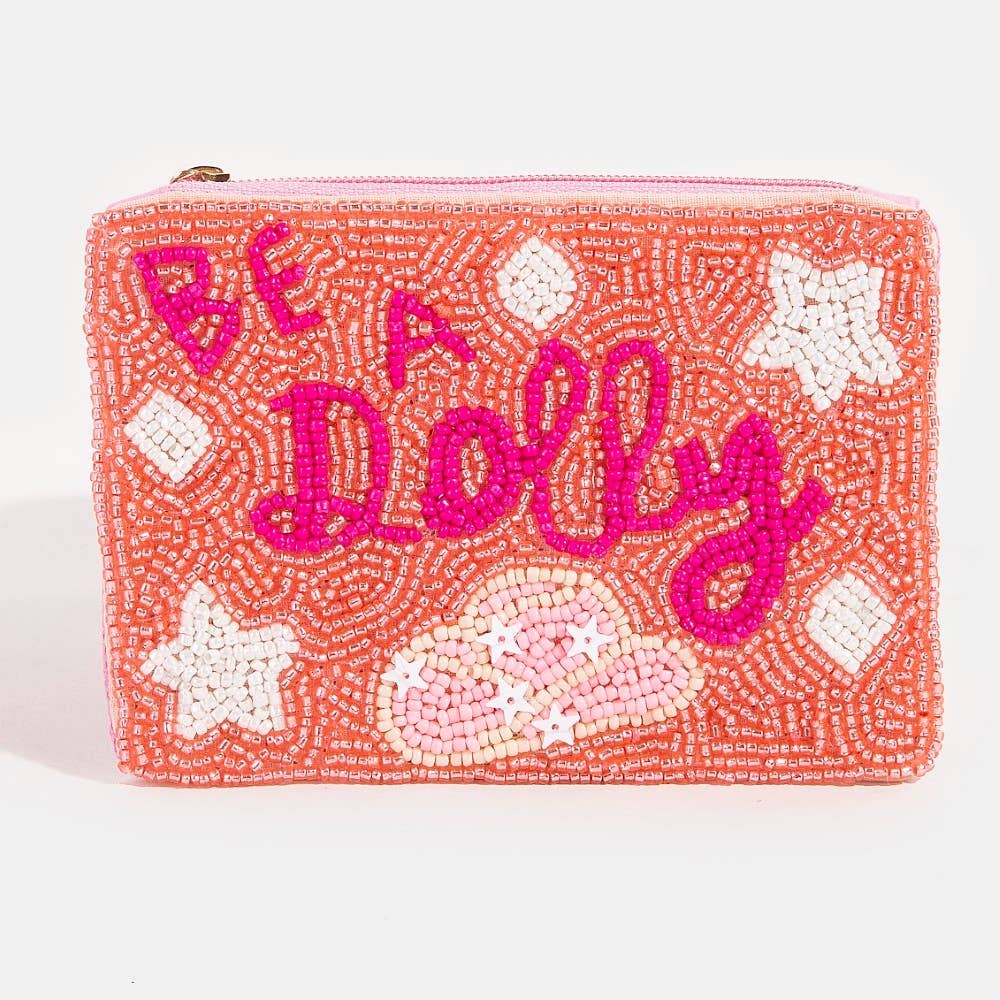 Be A Dolly Seed Beaded Coin Purse