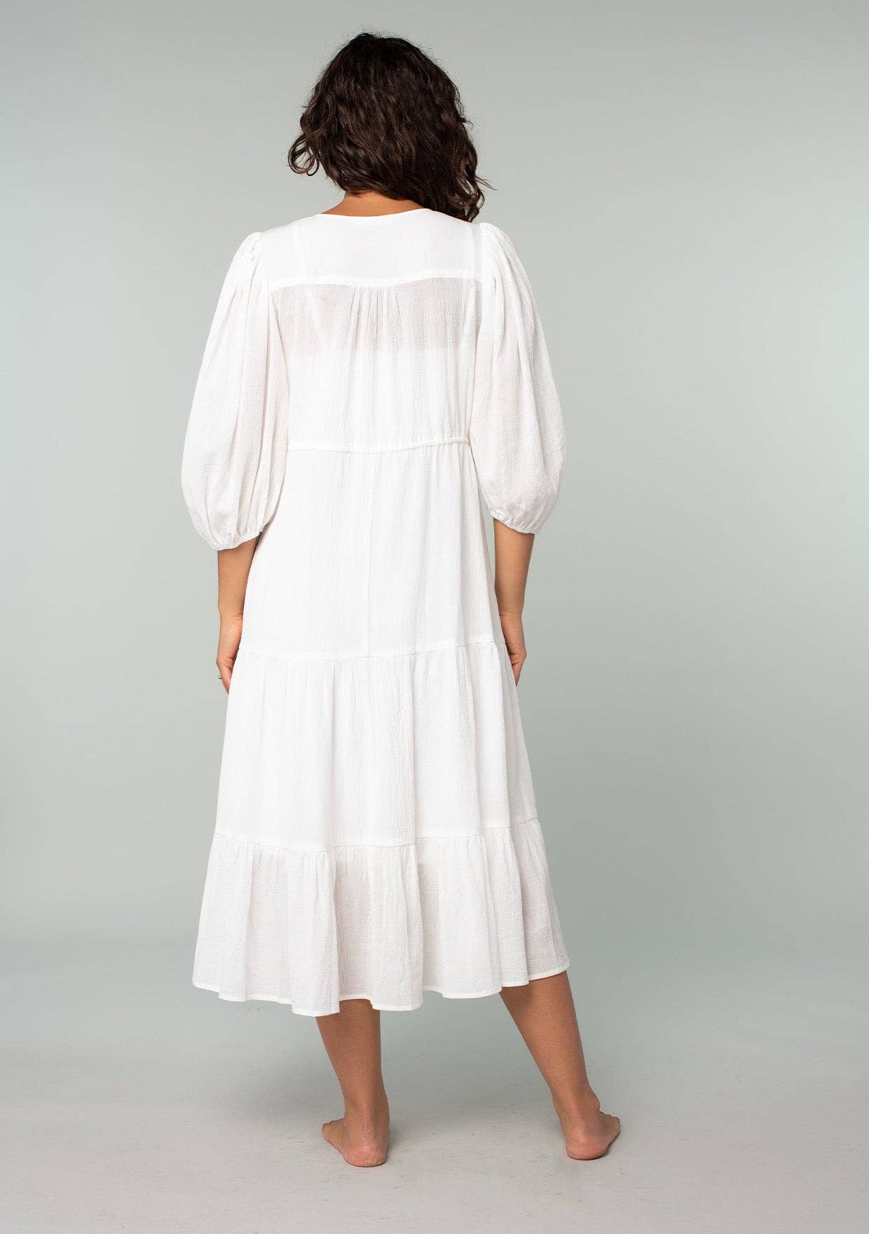 Chic Cotton Gauze Dress