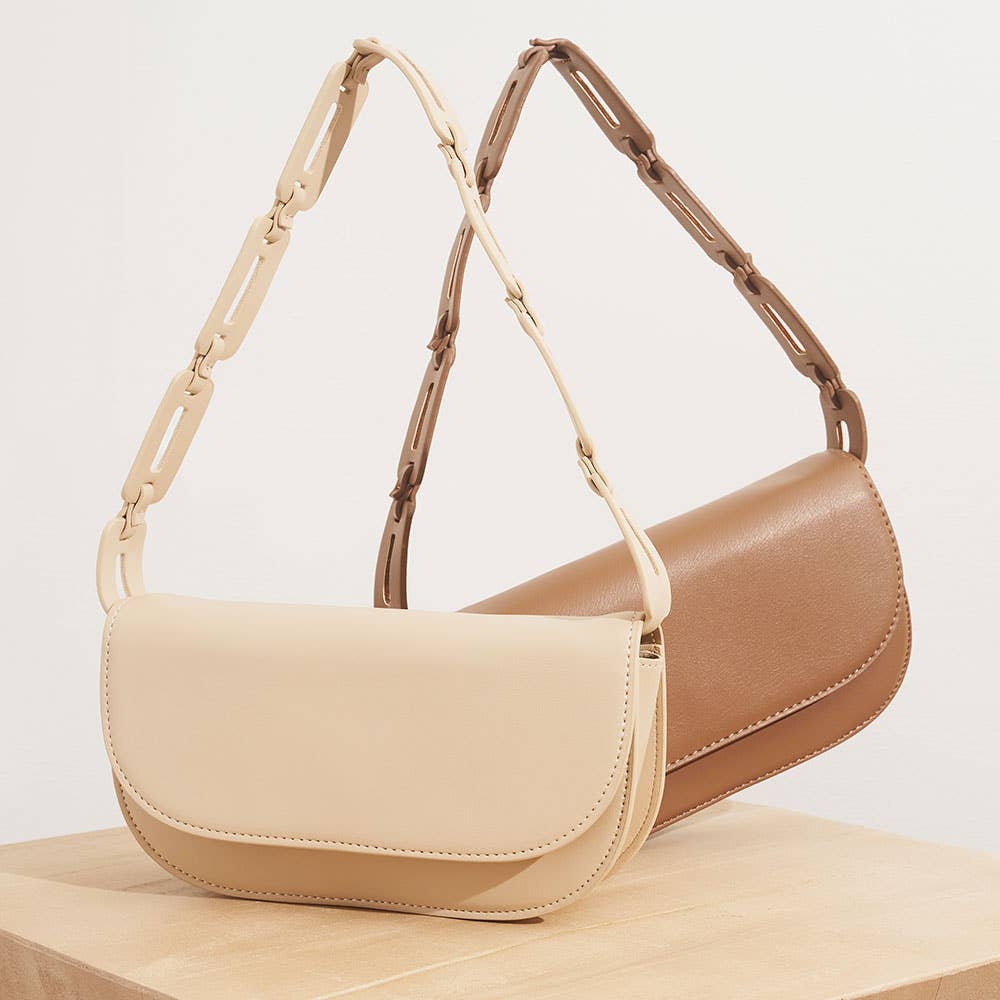 Inez Taupe Shoulder Bag