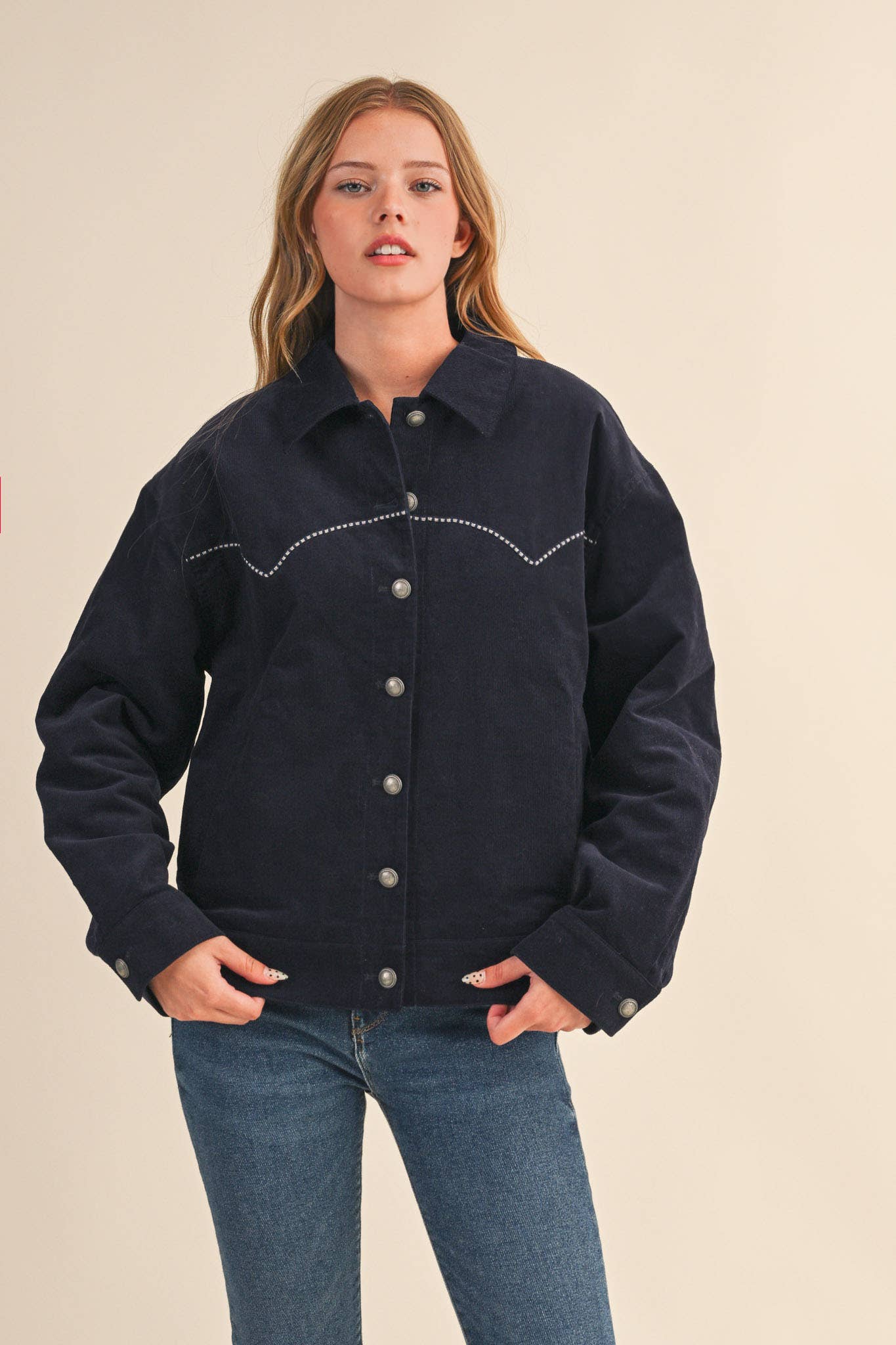 Heidi Floral Corduroy Jacket