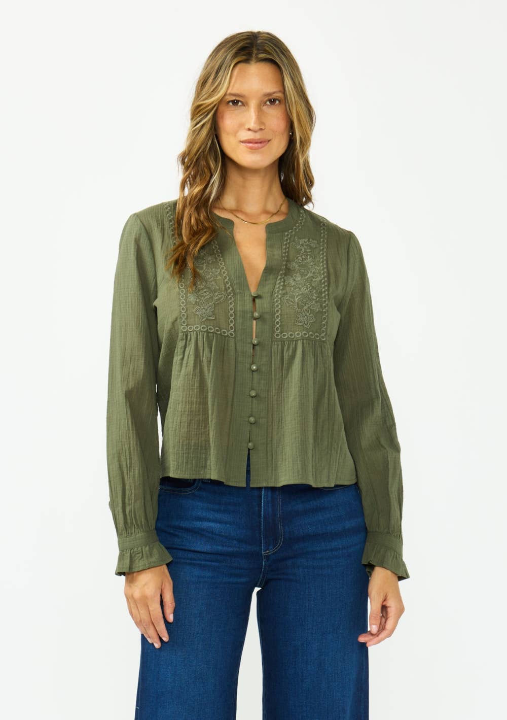 Adeline Embroidered Blouse