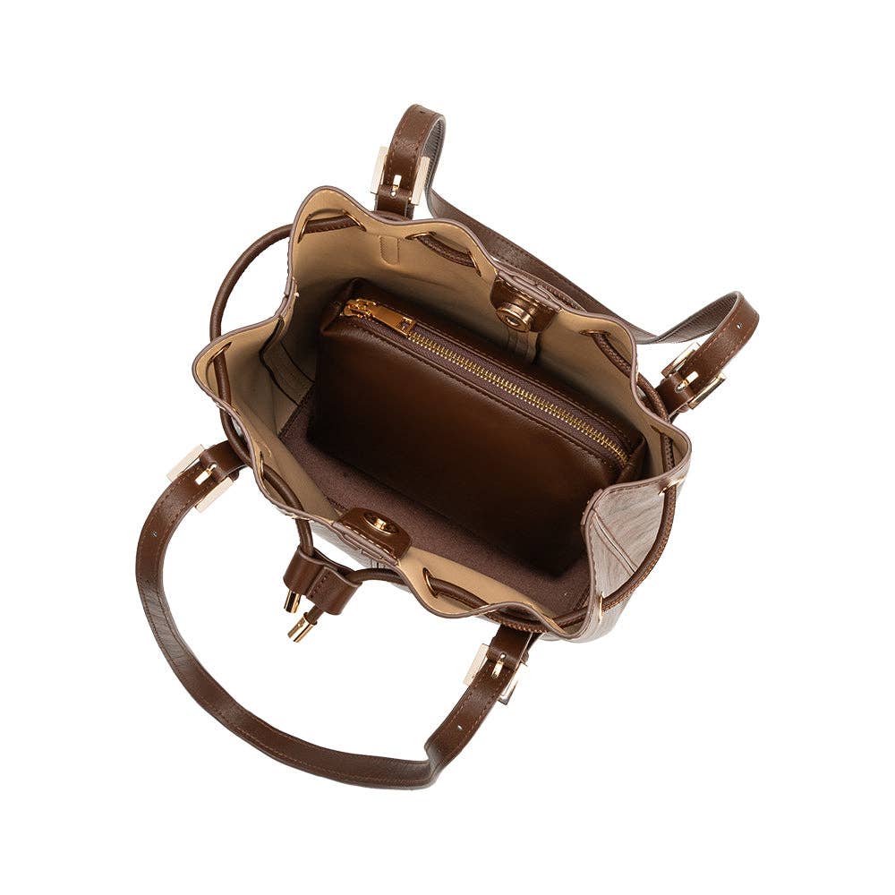 Sally Espresso Shoulder Bag