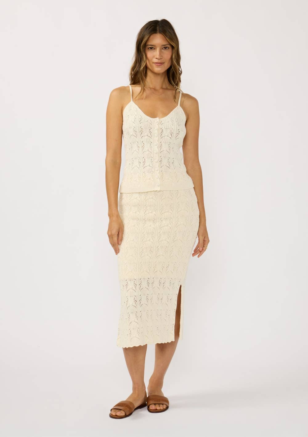 Dani Pointelle Sweater Tank