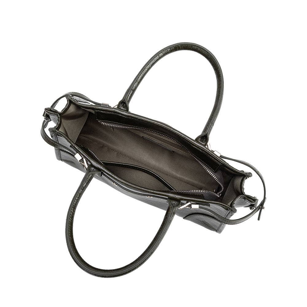 Rhonda Olive Top Handle Bag