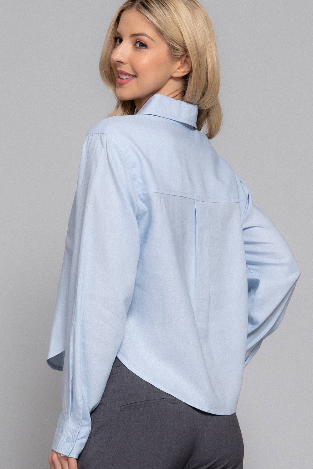 Long Sleeve Crop Shirt