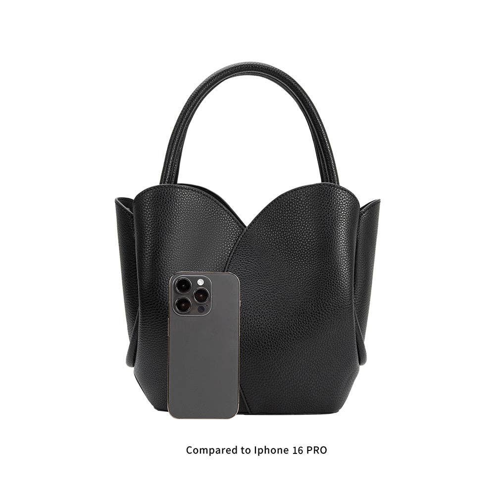 Tulip Bone Top Handle Bag