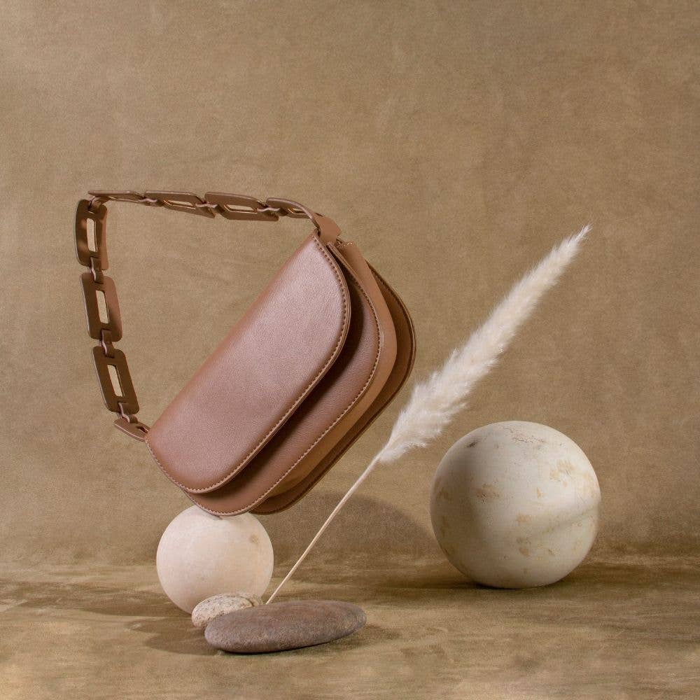 Inez Taupe Shoulder Bag