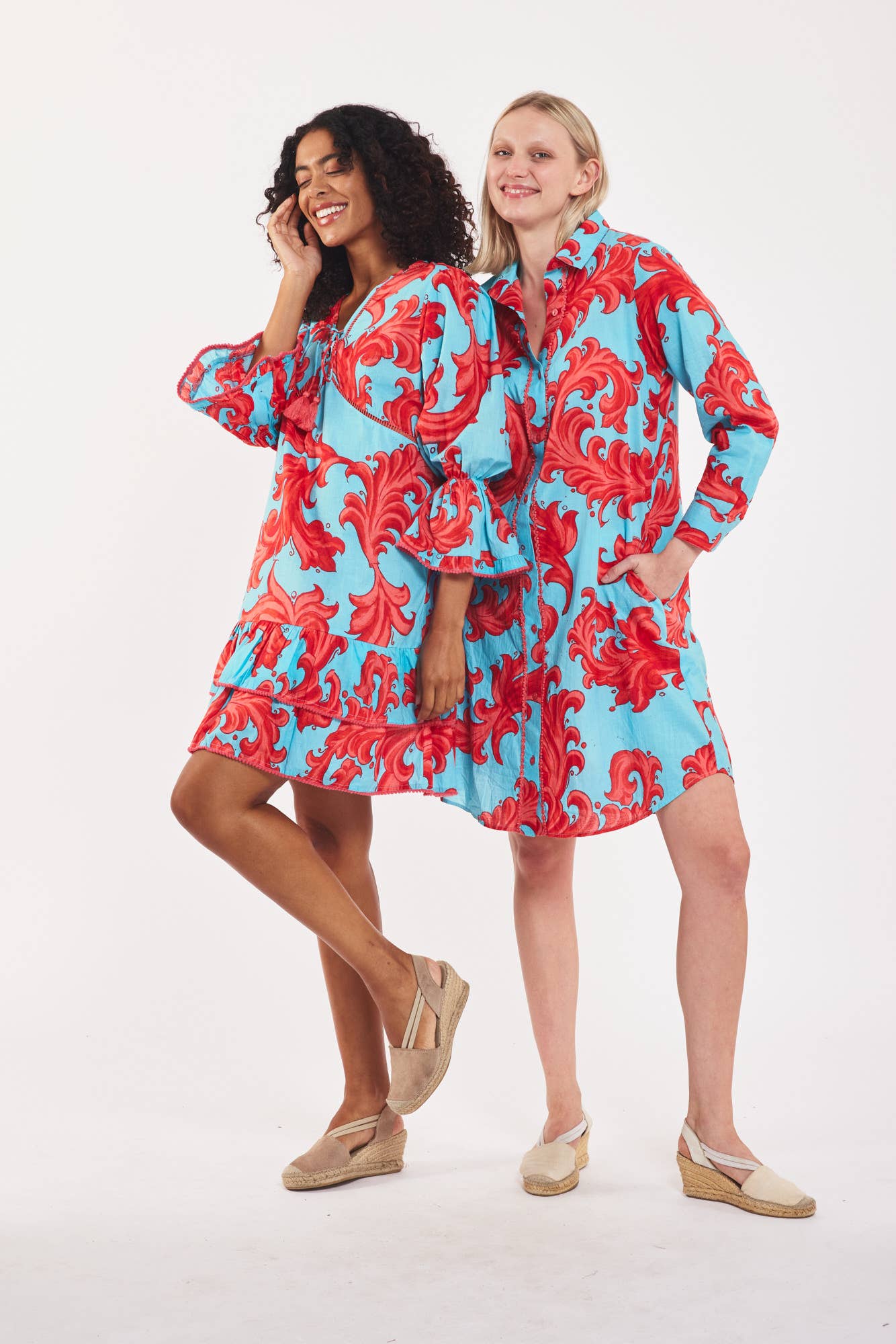 Carlotta Baroque Swirl Dress