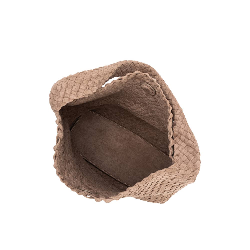 Johanna Clay Suede Shoulder Bag