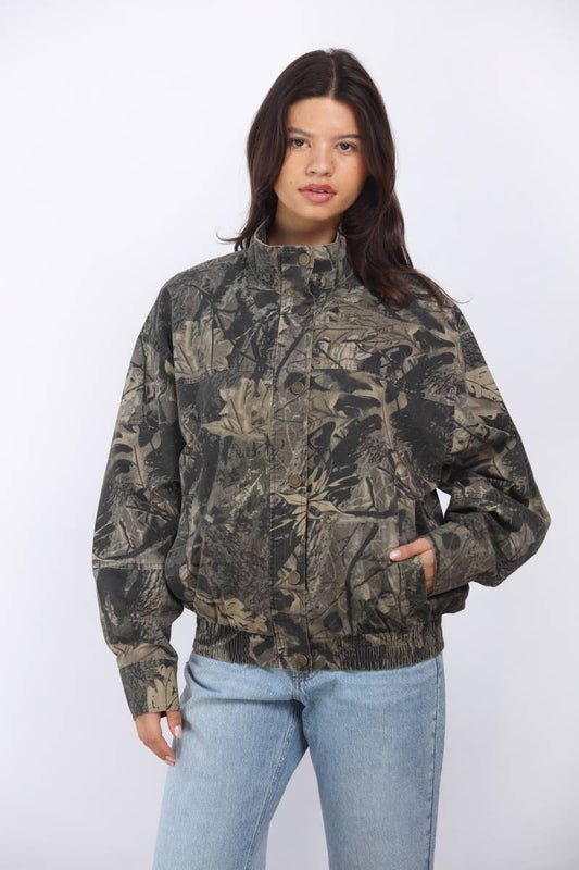 Tree Camo Bomber