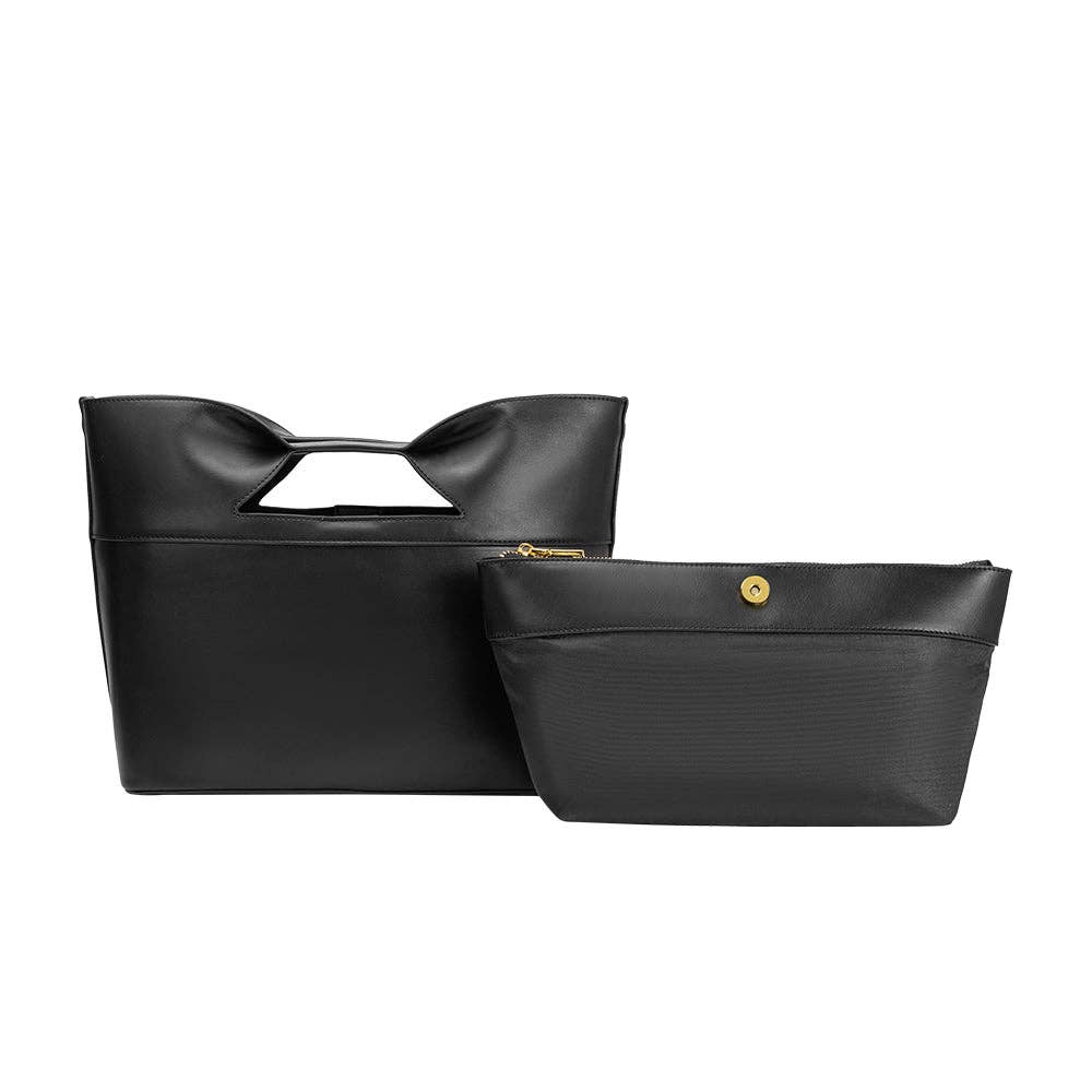 Jillian Black Tote Bag