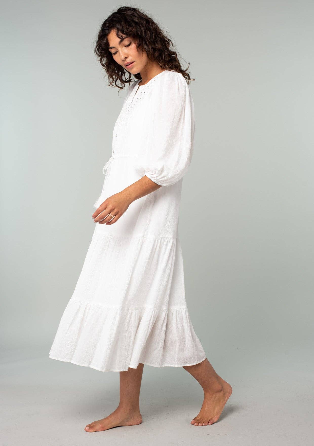 Chic Cotton Gauze Dress