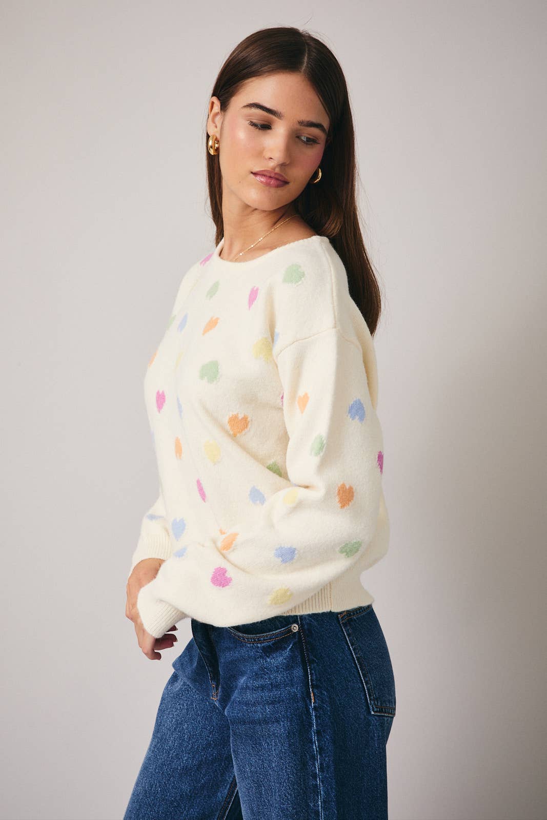 Heart Sweater Multi