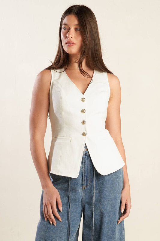 Cece Woven Vest