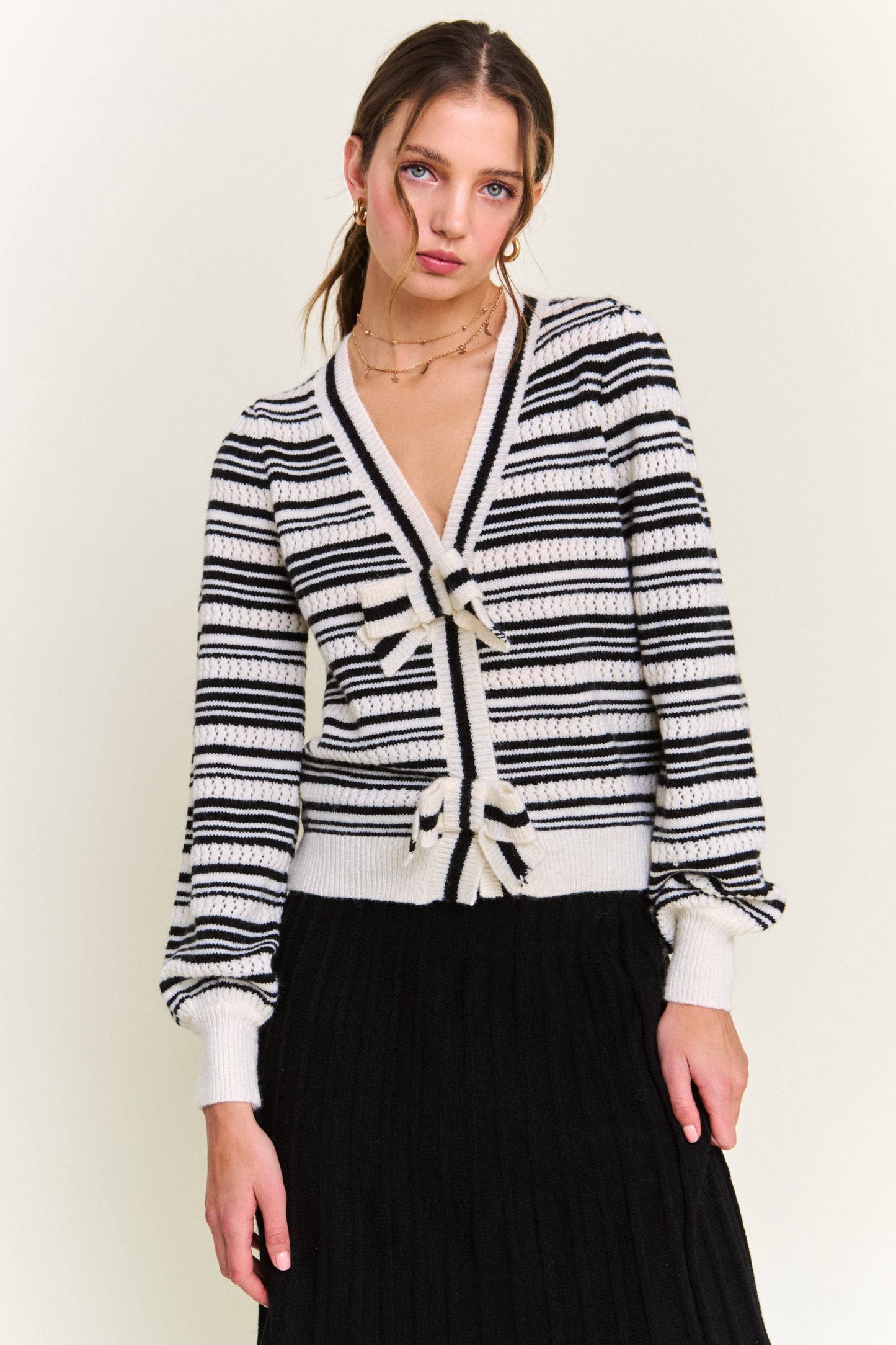 Bow Cardigan