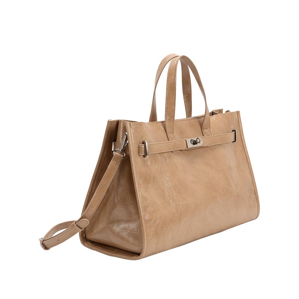 Sutton Tan Tote Bag