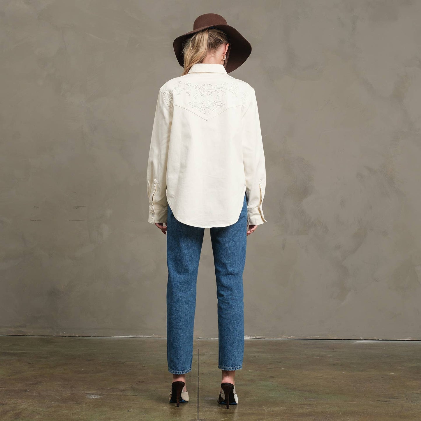 Embroidered Western Shirt