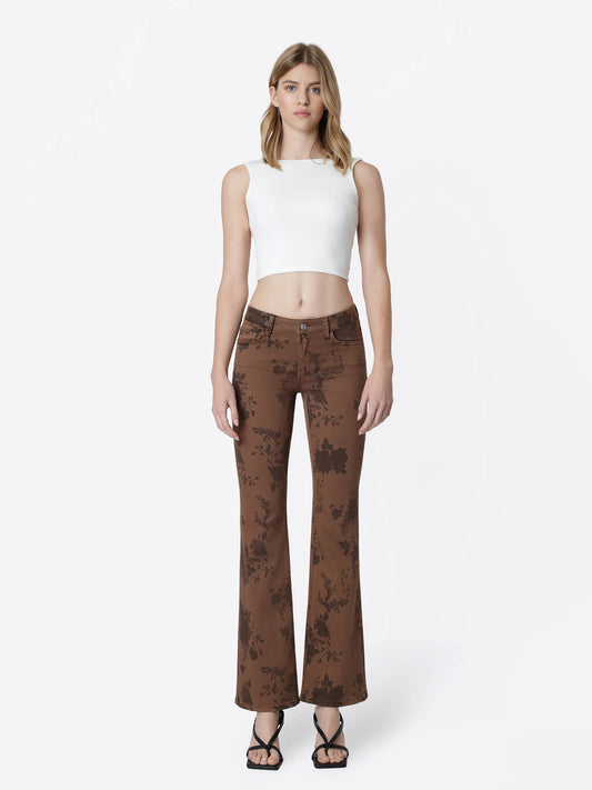 Floral Low Rise Bootcut