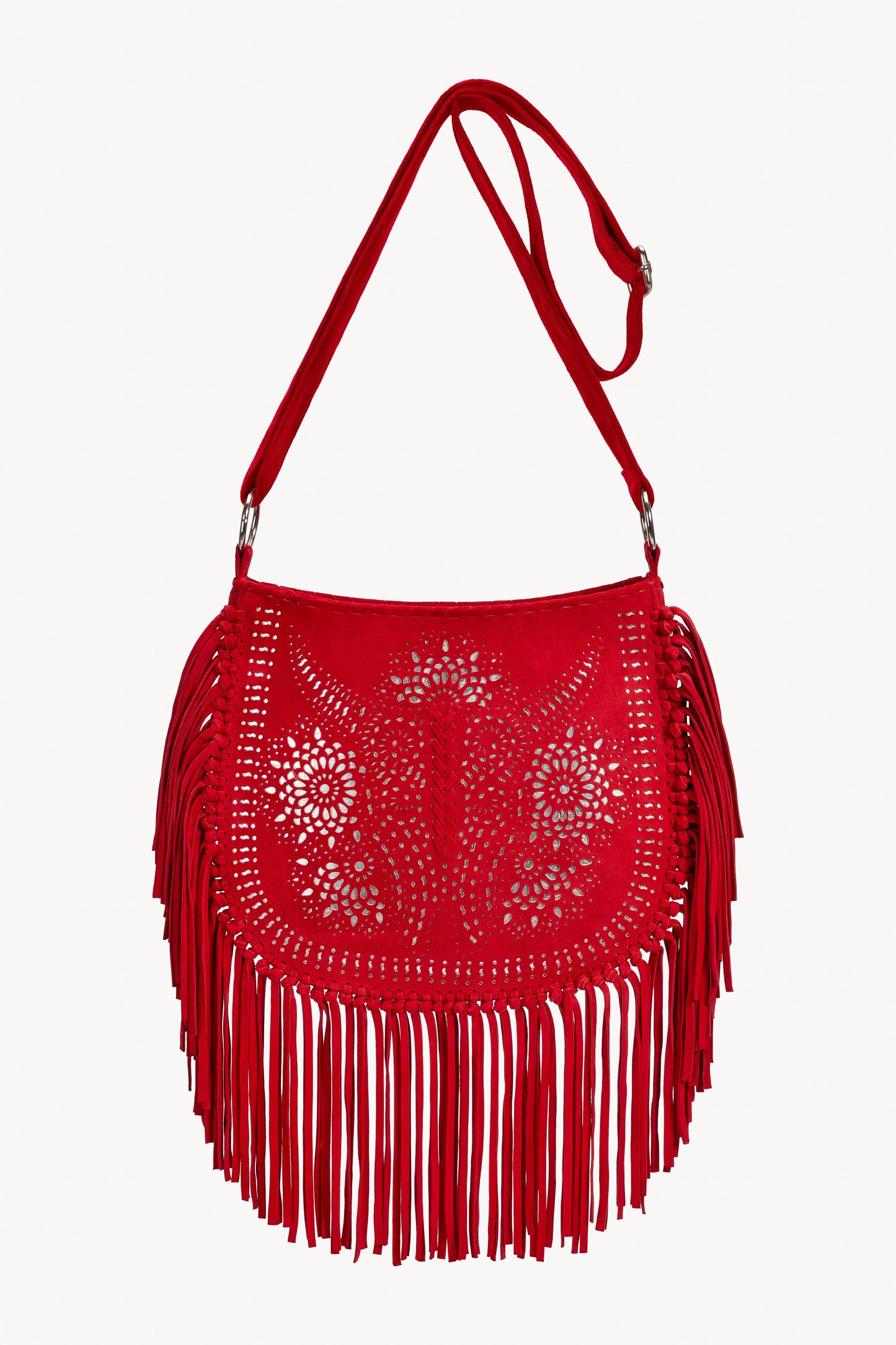 Navajo Sunflower Ruby Red/Silver