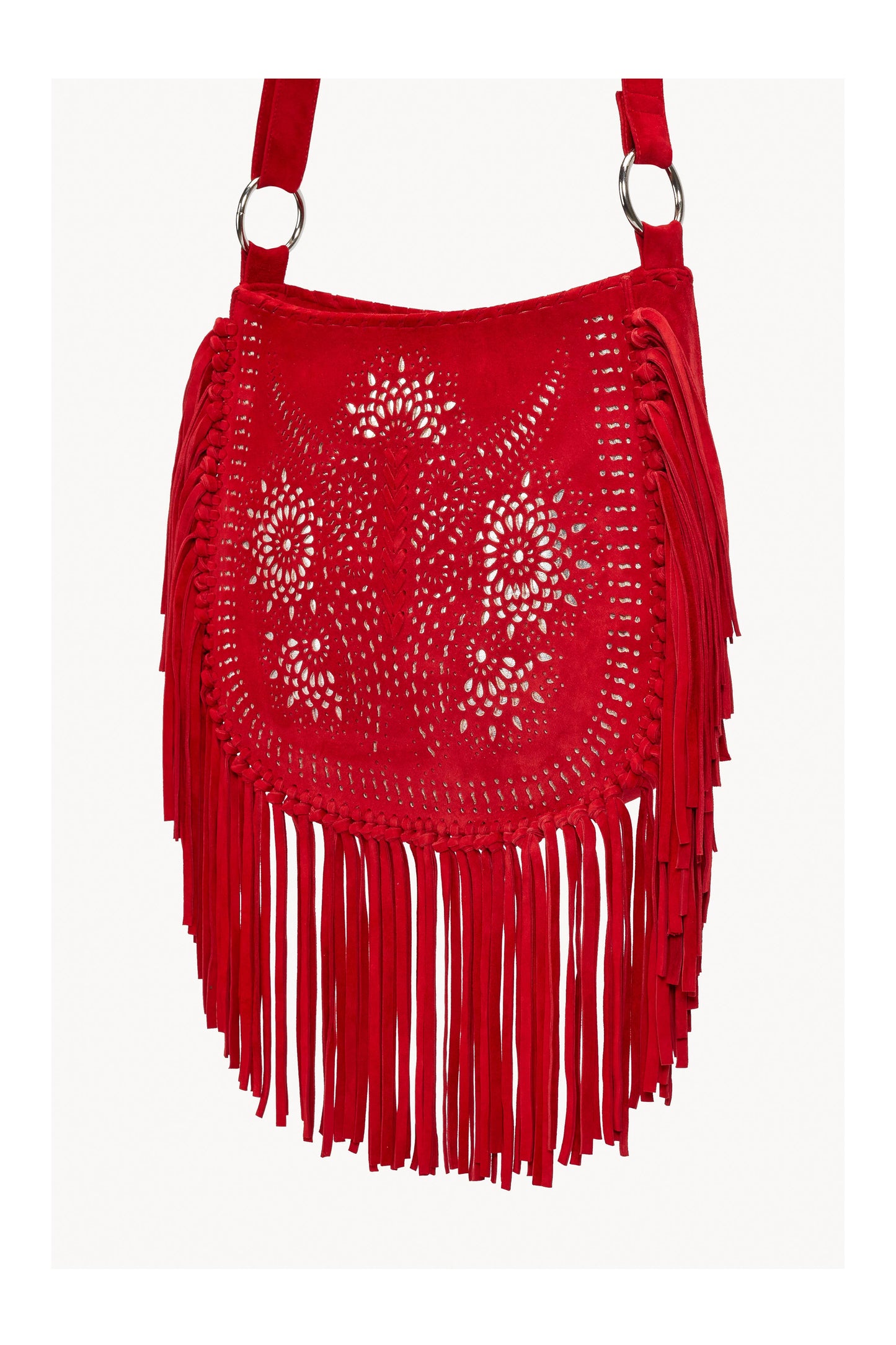 Navajo Sunflower Ruby Red/Silver