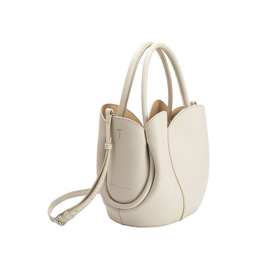 Tulip Bone Top Handle Bag