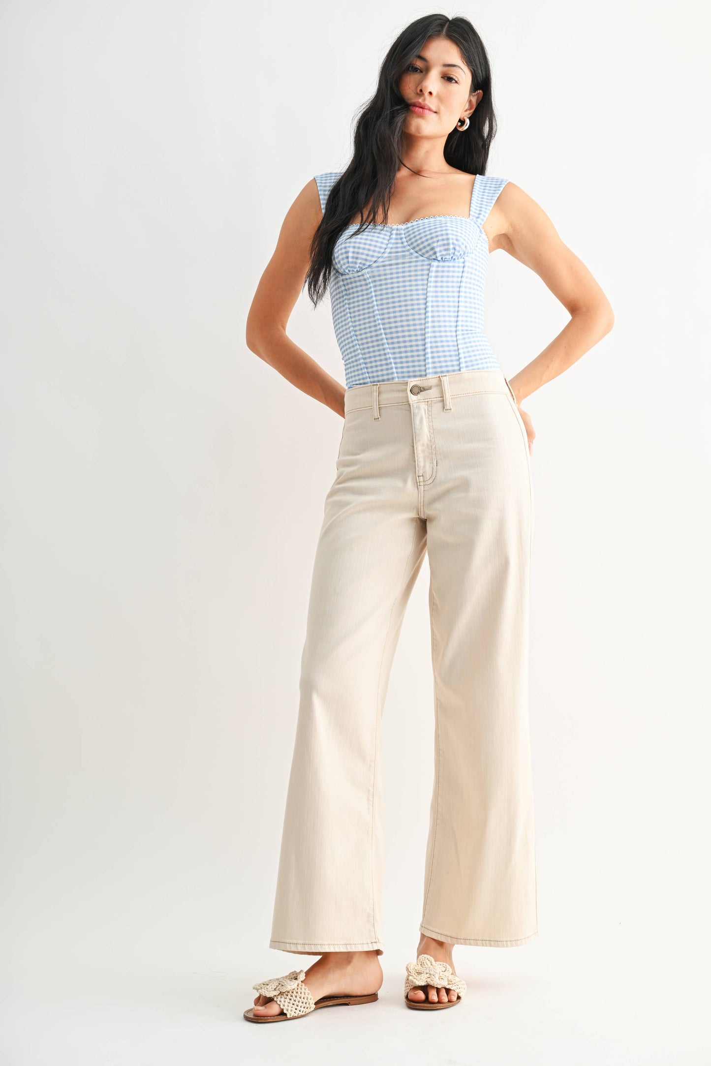 Stretch Twill Trouser- Almond