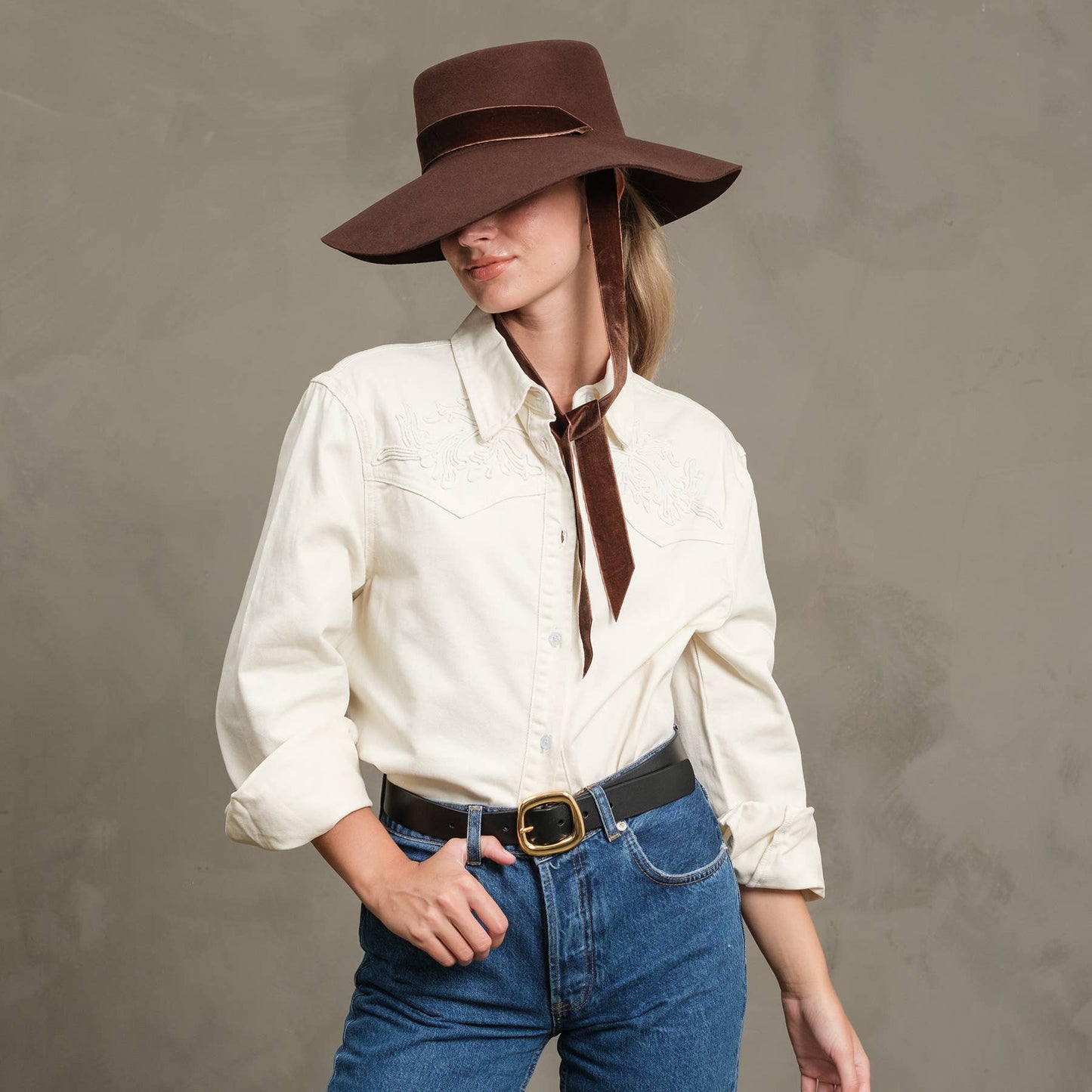 Embroidered Western Shirt