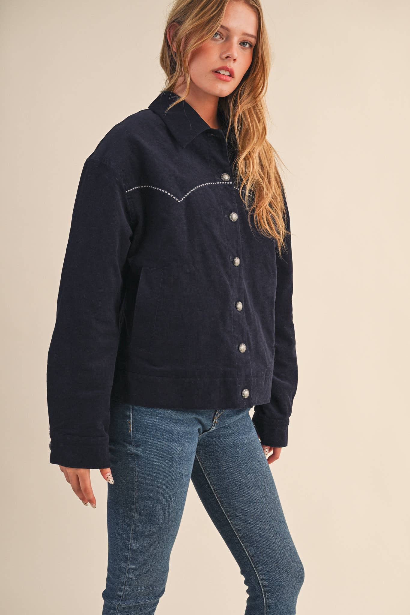 Heidi Floral Corduroy Jacket