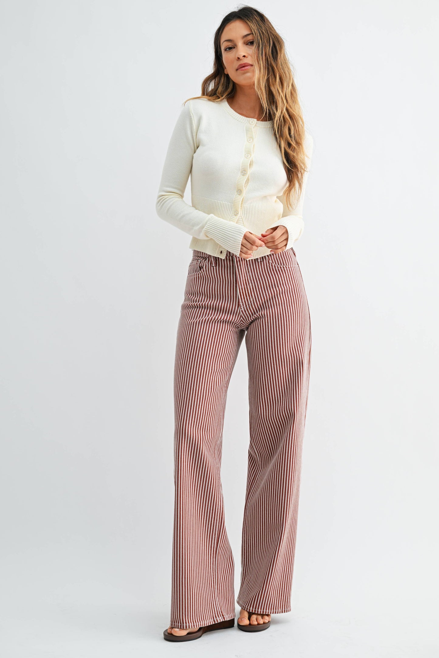 Relaxed Wide Leg- Spiced Brown
