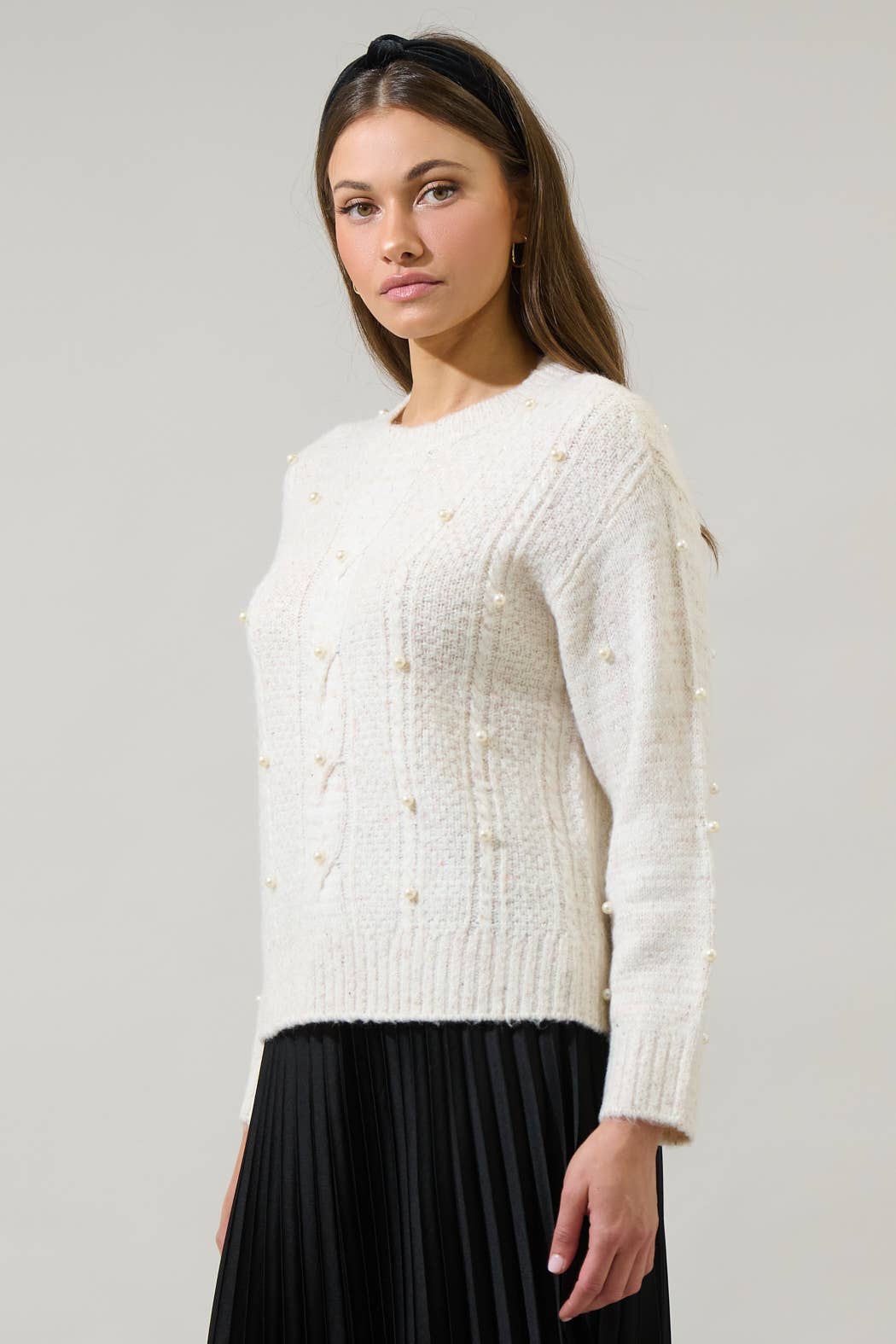 Winter Pearl Sweater