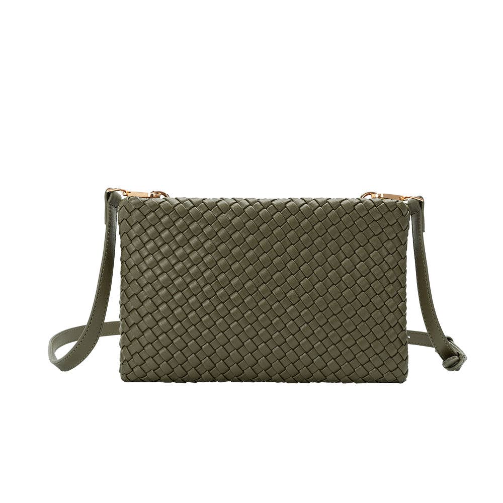 Daisy Olive Crossbody Bag