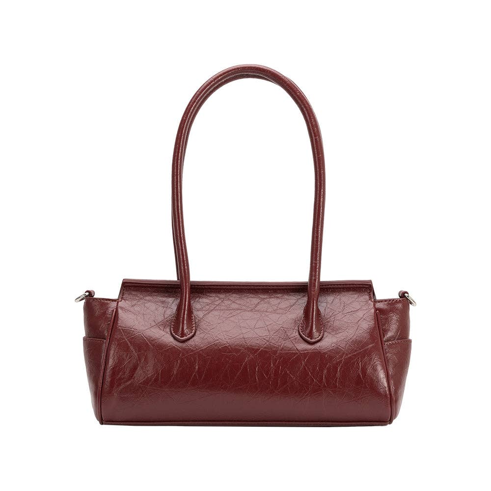 Ruthie Burgundy Shoulder Bag