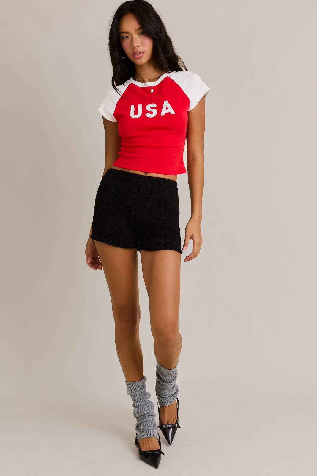 USA Cap Sleeve Tee