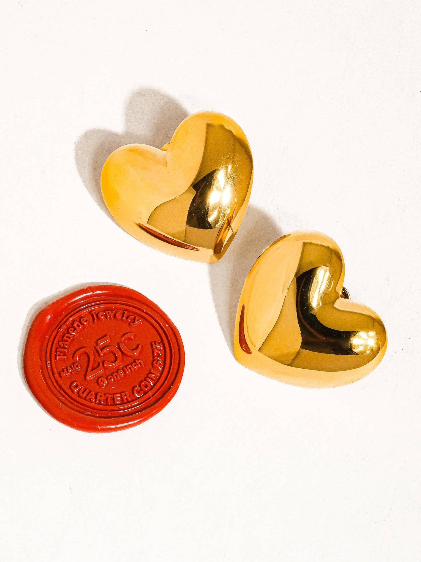 Chantilly Classic Heart Stud