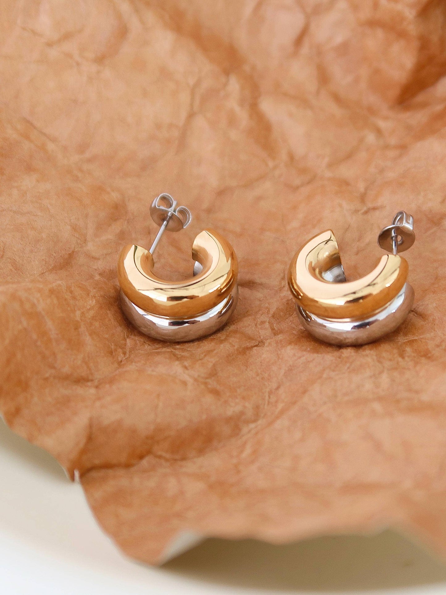Emma Double C-Hoop Earring