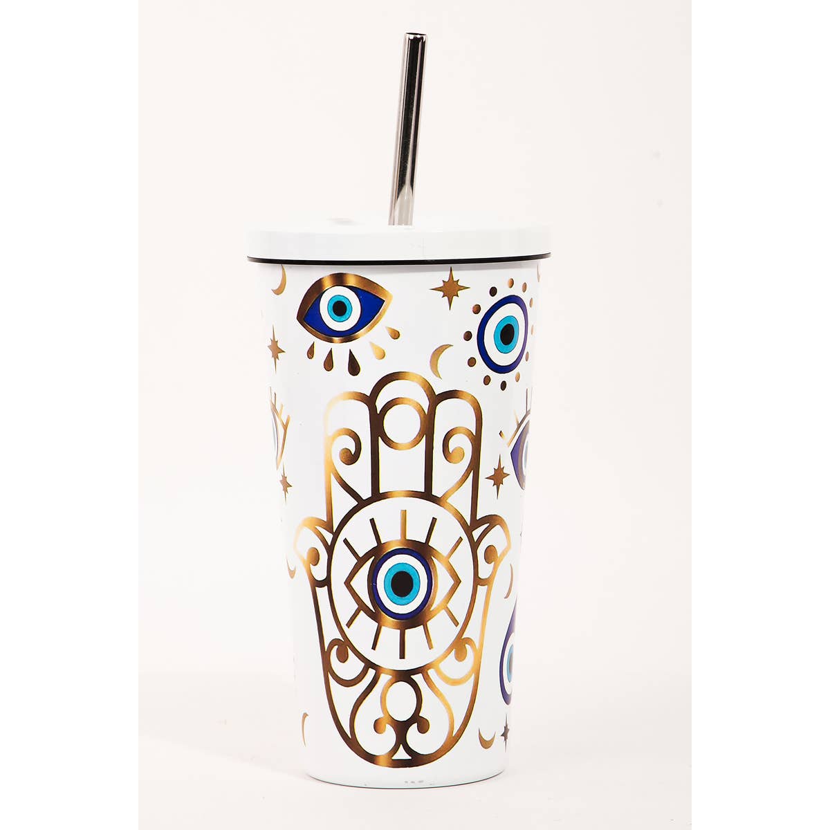 Hamsa Evil Eye Design Tumbler
